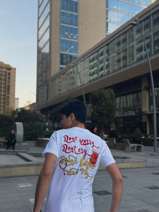 Don’t Worry, Don’t Cry – Drink Tea and Fly T-Shirt